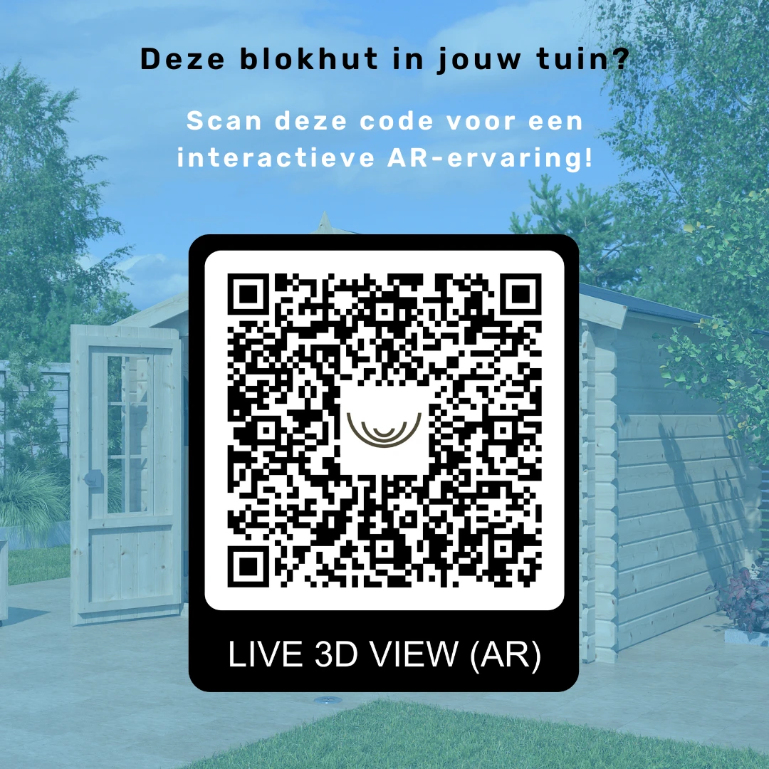 Woodlands Blokhut Kasuko 295 x 295 cm - Afbeelding 6